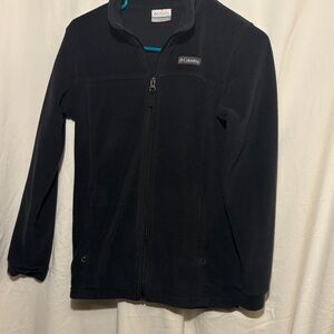 Kid’s Columbia Black Full-Zip Fleece Jacket